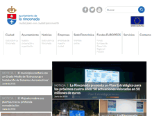 Tablet Screenshot of larinconada.es